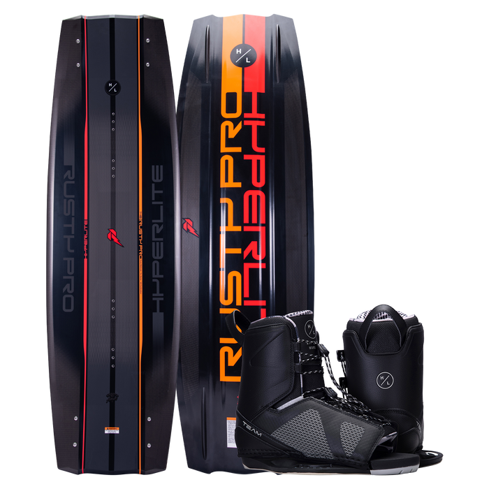 Hyperlite Rusty Pro Wakeboard Package w/ Team OT Bindings 2024 | Wakesports Unlimited - Board and Boots