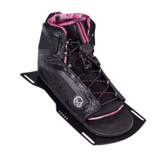 Load image into Gallery viewer, HO Hovercraft (Tribal Pink) w/ Double Stance 110 Water Ski Package 2024 | Wakesports Unlimited - Front Boot
