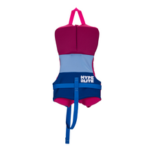 Load image into Gallery viewer, 2024 Hyperlite Girl&#39;s Toddler Indy CGA Life Vest - Wakesports Unlimited | Vest Back

