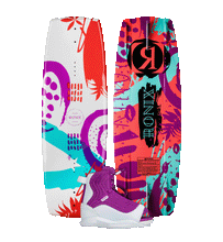 Load image into Gallery viewer, Ronix August Girl&#39;s Wakeboard Package w/ August Bindings 2024 - Wakesports Unlimited
