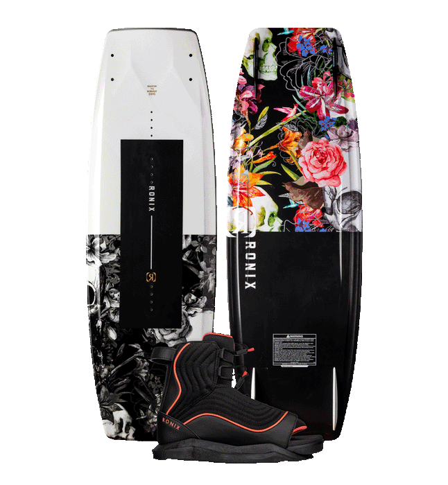 Ronix Quarter 'Til Midnight Wakeboard Package w/ Luxe Bindings 2024 - Wakesports Unlimited