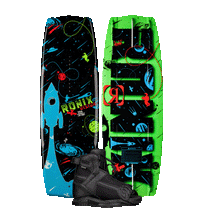 Load image into Gallery viewer, Ronix Vision Boy&#39;s Wakeboard Package w/ Divide Bindings 2024 - Wakesports Unlimited
