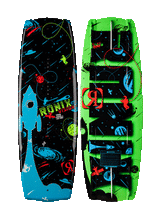 Load image into Gallery viewer, Ronix Vision Boy&#39;s Wakeboard Package w/ Anthem BOA Bindings 2024 - Wakesports Unlimited | Blank Wakeboard
