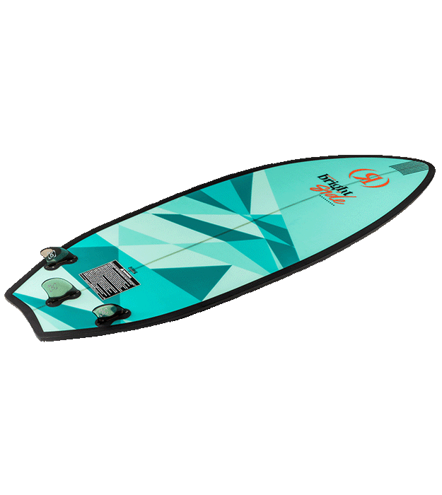 2024 Ronix Standard Core Brightside w/ Straps Wakesurf Board - Wakesports Unlimited | Surfer Bottom