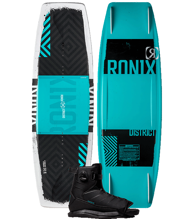 Ronix District Wakeboard Package w/ Anthem BOA Bindings 2024 - Wakesports Unlimited
