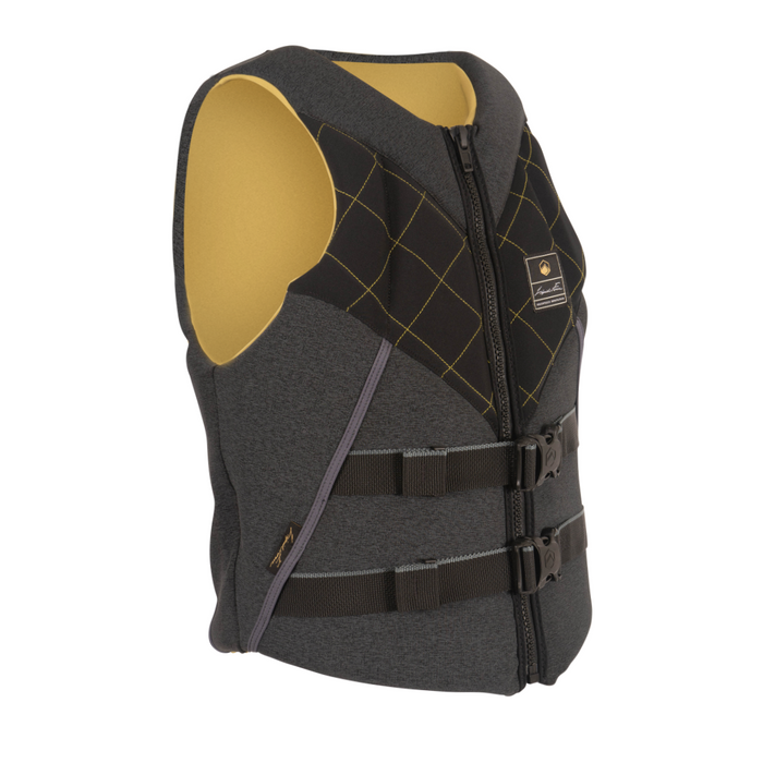 2024 Liquid Force Axis Heritage CGA Life Vest Black - Wakesports Unlimited | Front View