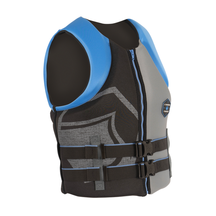 2024 Liquid Force Hinge CGA Life Vest Blue - Wakesports Unlimited