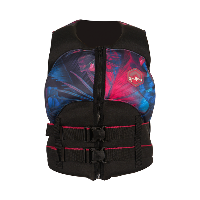 2024 Liquid Force Heartbreaker CGA Life Vest Tropical - Wakesports Unlimited | Front View