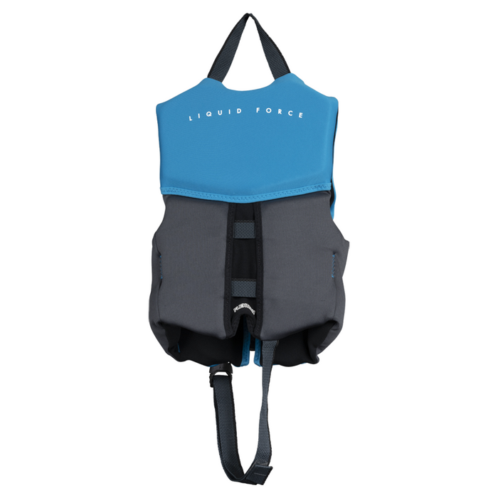 2024 Liquid Force Fury Child CGA Life Vest - Wakesports Unlimited | Back View Blue