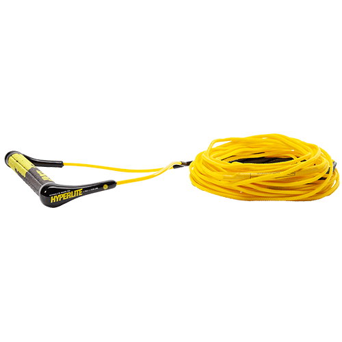 2024 Hyperlite SG Handle w/ Fuse Line Wakeboard Rope & Handle - Wakesports Unlimited | Yellow Mainline