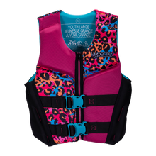 Load image into Gallery viewer, 2024 Hyperlite Girl&#39;s Youth Large Indy CGA Life Vest - Wakesports Unlimited
