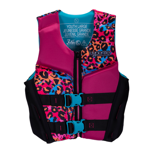 2024 Hyperlite Girl's Youth Large Indy CGA Life Vest - Wakesports Unlimited